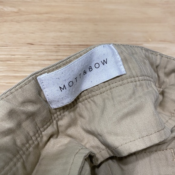 Mott & Bow Pants Men's Size 35 (35x31) Chino Pants Stretch Khaki Straight Leg - Picture 11 of 15